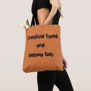"Kreative Typen sind selten reif" orangefarbene Ta