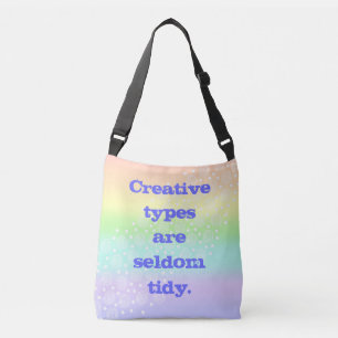 Kreative Typen sind selten Tidy Rainbow Tote Bag Tragetaschen Mit Langen Trägern