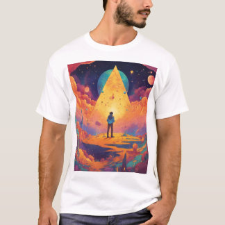 kreative und lebendige Landschaft T-Shirt