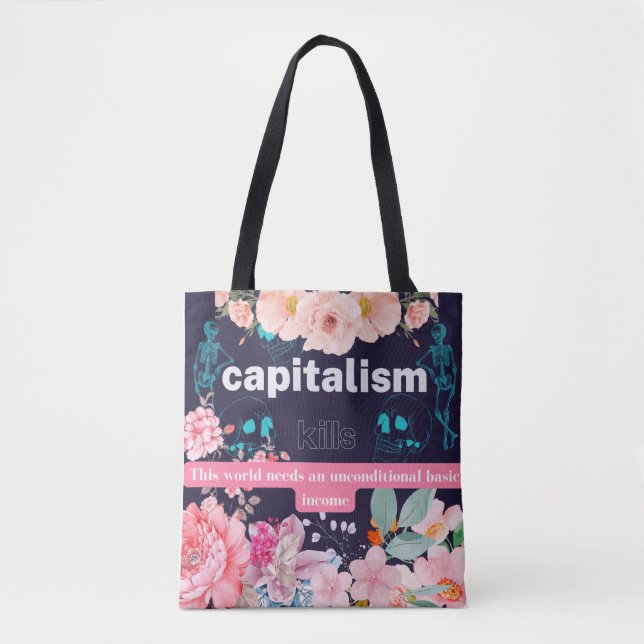 kreative, ungewöhnliche Schwarztasche (Vorderseite)