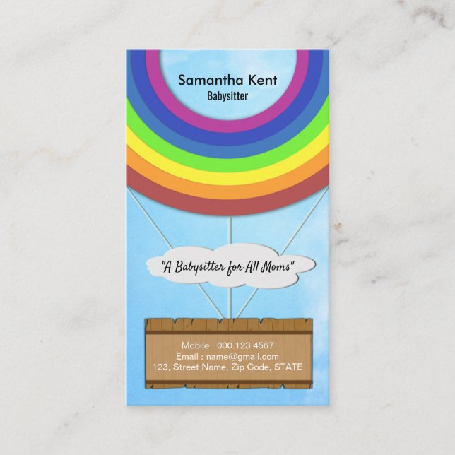 Kreative Visitenkarte (Vorderseite)