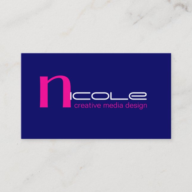 Kreative Visitenkarte Design_12 (Vorderseite)