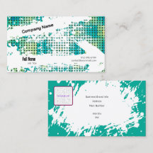 Kreative Visitenkarte mit QR - Retro Vibes (B)