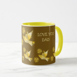 KREATIVE VOGELTASSE ALS GESCHENK FÜR DEN VATER TASSE