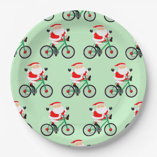 Kreative Weihnachtsfeier Papierplatte Pappteller