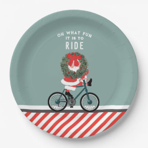 Kreative Weihnachtsfeier Papierplatte Pappteller