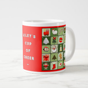 Kreative Weihnachtsfeiertage Riesenkaffee Tasse