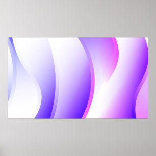 Kreative Wellen. Futuristische Technologie Stilsic Poster