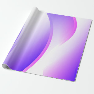 Kreative Wellen. Futuristischer Technologie-Stil H Geschenkpapier