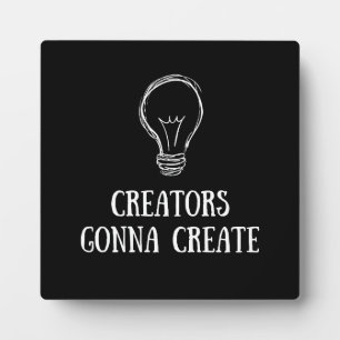 Kreative werden schaffen Minimalist Artist Makers  Fotoplatte