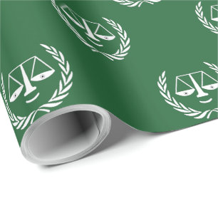 Kreativer Anwalt Geschenkpapier