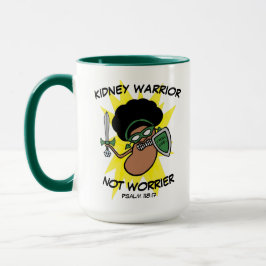 Kreativer Cartoon Kidney Warrior Hero Tasse