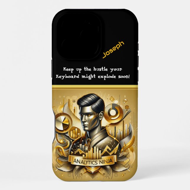 Kreativer Data Scientist, der Fähigkeiten zeigt iPhone Hülle (Rückseite)