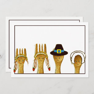 Kreativer Erntedank Einladung