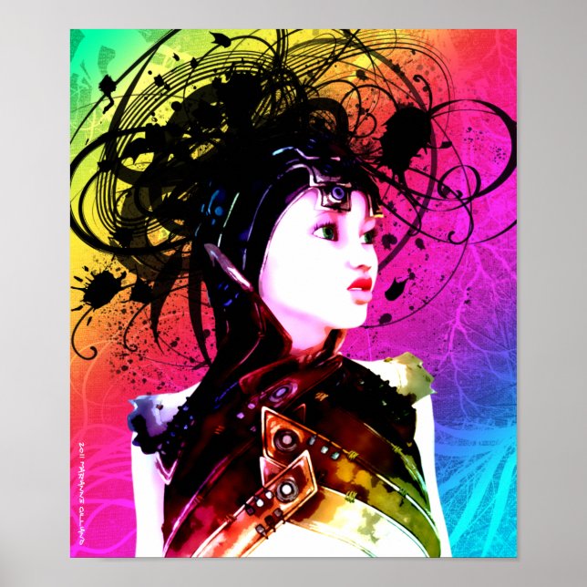 Kreativer Funk Industrielle Surrealismus Kunst Poster (Vorne)