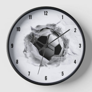 Kreativer Fußball Uhr