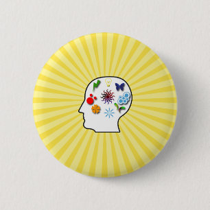 Kreativer Geist Button