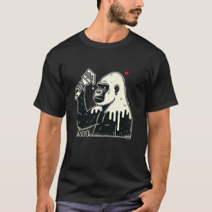 Kreativer Gorilla-MalerCool Künstlerische Street A T-Shirt
