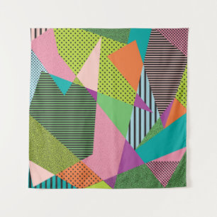 Kreativer Memphis-Rahmen Moderne Gestaltung Wandteppich