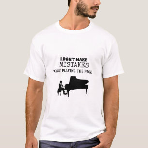 Kreativer Pianist Geistreicher Klaviermusiker Musi T-Shirt