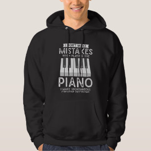 Kreativer Pianist Witty Piano Musiker Musik Lover Hoodie