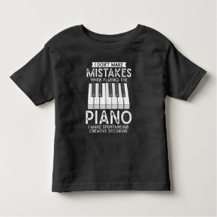 Kreativer Pianist Witty Piano Musiker Musik Lover Kleinkind T-shirt