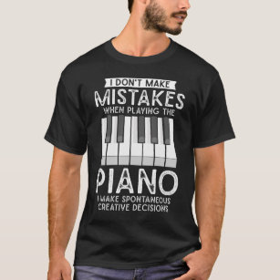 Kreativer Pianist Witty Piano Musiker Musik Lover T-Shirt