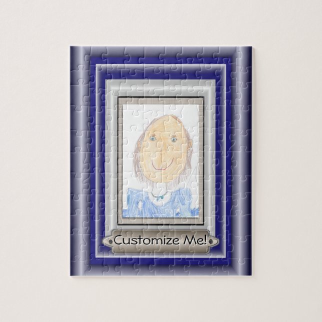 Kreativer Rahmen und Matte für Ihr Meisterwerk Puzzle (Vertikal)