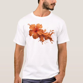 Kreatives ABSTRACTES BLUMEN 1 Grafik-T-Shirt-Desig T-Shirt