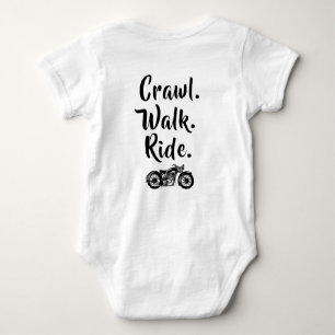 Kreatives Baby-Motorrad Onsie Baby Strampler