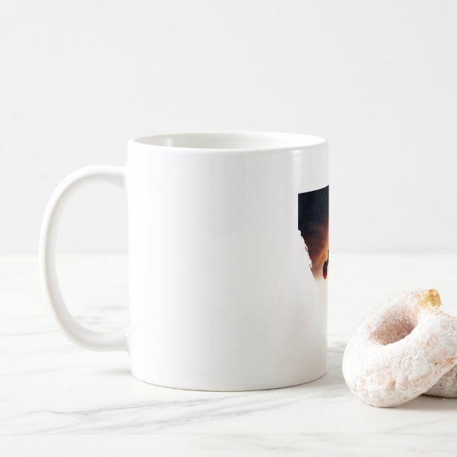 Kreatives Basketballdesign - Spieler, Schuhe und B Kaffeetasse (Mit Donut)