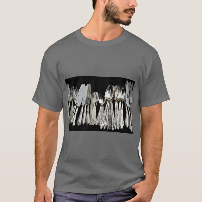 Kreatives Besteck T-Shirt (Vorderseite)