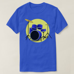 KREATIVES BLAUES TROCKENSET UND GELBKREIS T-Shirt