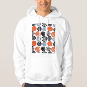 Kreatives, buntes geometrisches Kreismuster. Hoodie