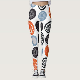 Kreatives, buntes geometrisches Kreismuster. Leggings