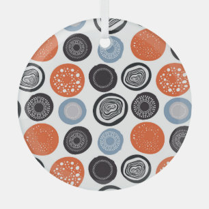 Kreatives, buntes geometrisches Kreismuster. Ornament Aus Glas