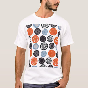 Kreatives, buntes geometrisches Kreismuster. T-Shirt