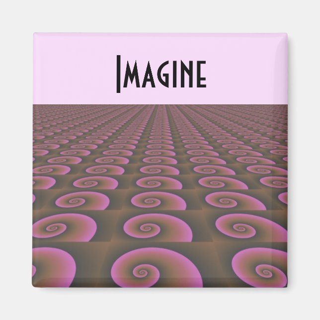 Kreatives Denken Motivierend Design Magnet (Vorne)