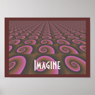 Kreatives Denken Musterdesign - Stellen Sie sich v Poster