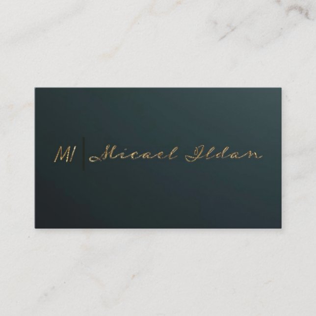 Kreatives, einzigartiges Design der Visitenkarte (Vorderseite)