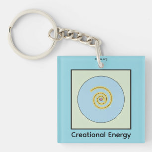 Kreatives Energiemodell Schlüsselanhänger