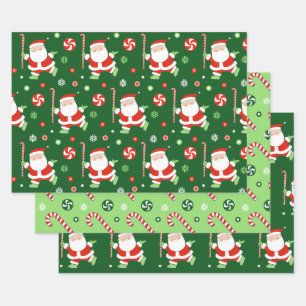 Kreatives Feldhockey-Weihnachtsgeschenk-Verpackung Geschenkpapier Set