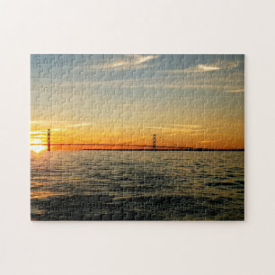 Kreatives Foto-Puzzle mit Sonnenuntergang Puzzle