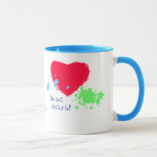 Kreatives Genie bei der Arbeit! Tasse (Rechts)