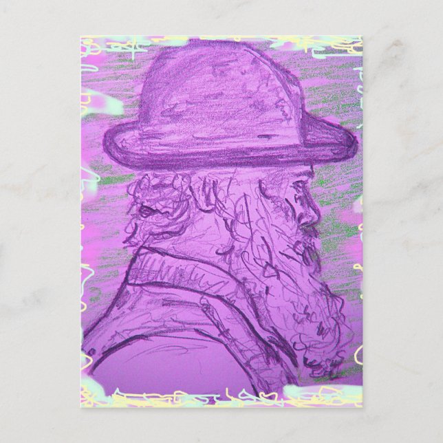 Kreatives Genie Postkarte (Vorderseite)