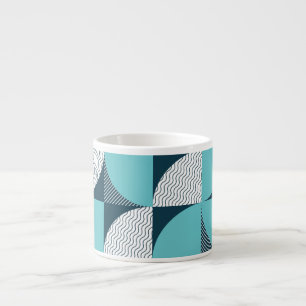 Kreatives geometrisches Muster Espressotasse