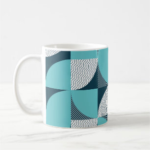 Kreatives geometrisches Muster Kaffeetasse