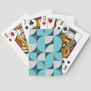 Kreatives geometrisches Muster Spielkarten