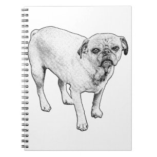 Kreatives gepunktetes Hunde-Notizbuch für tägliche Notizblock