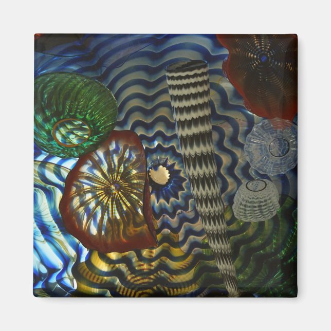 Kreatives Glasbläschen Magnet (Vorne)